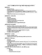 Ôn tập Môn Nhân học đại cương | Đại học Sư Phạm Hà Nội
