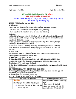 Giáo án Đạo đức 2 sách Chân trời sáng tạo (Cả năm) | Tuần 19
