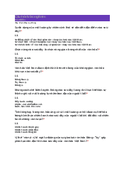 Câu hỏi trắc nghiệm giữa kì - Cơ Sở Văn Hóa Việt Nam | Đại Học Hà Nội