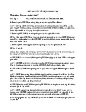 Đề cương môn chủ nghĩa xã hội – khoa học  Trường Đại học bách khoa - Đại học đà nẵng.