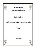Bài giảng marketing căn bản | Đại học Văn Lang
