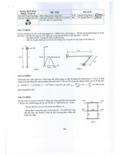Đề thi Môn Động lực học công trình nâng cao | Đại học Sư phạm Kỹ thuật Thành phố Hồ Chí Minh
