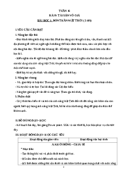 Giáo án Tiếng Việt lớp 4 Tuần 16 | Cánh Diều