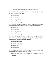 Bài tập trắc nghiệm Chương 5 môn Tư tưởng Hồ Chí Minh | Trường Đại học Mở Thành phố Hồ Chí Minh