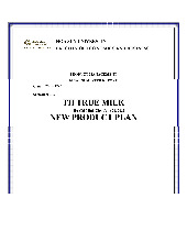 TH True Milk | Final Report Product Management