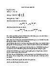 Công thức cơ bản ôn tập - Toán Kinh Tế | Trường Đại học Tôn Đức Thắng