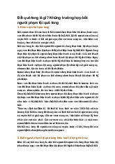 Bắt quả tang là gì? Những trường hợp bắt người phạm tội quả tang