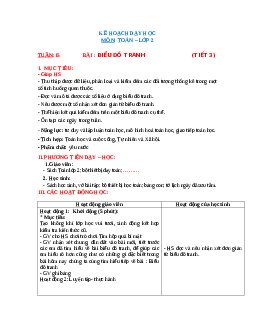 Giáo án Toán 2 sách Chân trời sáng tạo (cả năm) | Tuần 15 | Tiết 3