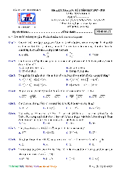 Đề thi HK1 Toán 11 năm học 2017 – 2018 trường THPT chuyên Trần Phú – Hải Phòng