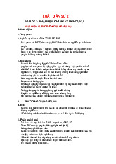 Đề cương môn Luật dân sự - Trường Đại học lao động -  xã hội.