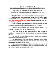 Đề cương môn Tư tưởng HCM- Trường Đại học bách khoa - Đại học đà nẵng
