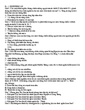 Câu hỏi trắc nghiệm ôn tập môn Lịch sử Đảng Cộng sản Việt Nam   | Học viện Nông nghiệp Việt Nam