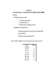Bài tập Xác suất thống kê chương 5  | Trường đại học Lao động - Xã hội