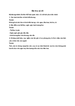 Soạn bài Bài thơ số 28 | Ngữ Văn 12 Kết nối tri thức (Tập 1)