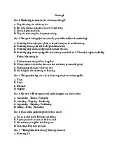 Câu hỏi ôn tập Chương 1-4 Marketing - MKT101. Môn Marketing căn bản (Phenikaa) | Đại học Trường Đại học Phenika.