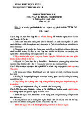 120 câu ôn tập theo bài có đáp án môn Tư tưởng Hồ Chí Minh | Trường đại học kinh doanh và công nghệ Hà Nội