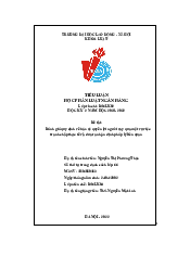 Tiểu luận luật ngân hàng | Trường đại học Lao động - Xã hội