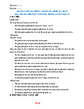 Giáo Án Toán 9 Cánh Diều Chương 1 Phương Trình Và Hệ Phương Trình Bậc Nhất