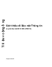 Giới thiệu về Nguyên tắc bảo mật thông tin môn Bảo mật thông tin | Trường Đại học Bách Khoa Hà Nội
