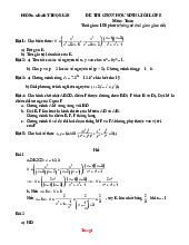 Đề Thi Chọn HSG Toán 8 Cấp Trường 2025-2026 Có Đáp Án