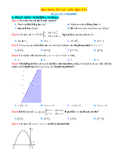 Đề cương ôn tập giữa học kỳ 1 Toán 10 Cánh diều 2023-2024 (có đáp án)