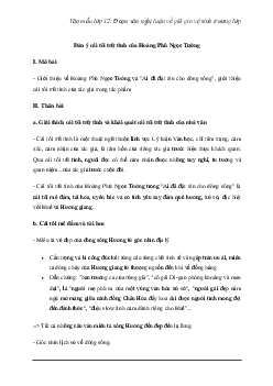 Phân tích cái tôi trong tác phẩm Ai đã đặt tên cho dòng sông | Văn mẫu lớp 12