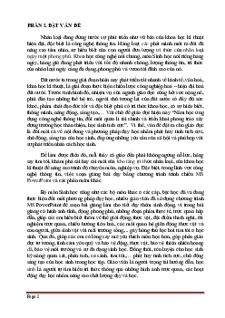Sáng kiến kinh nghiệm: Một số kĩ năng xử lí hình ảnh, phim trong dạy học môn Sinh học THPT