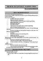 Nội dung Ôn tập Tâm lý học - Đạo đức Y học | Đại học Y dược Cần Thơ