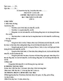 Giáo án Đạo đức 2 sách Chân trời sáng tạo (Cả năm) | Tuần 2
