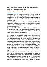 Tìm hiểu về công ước VIÊN năm 1969 về luật điều ước giữa các quốc gia