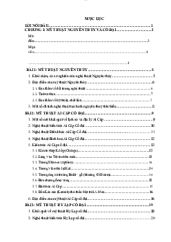 Giáo trình môn Lịch sử mỹ thuật thế giới