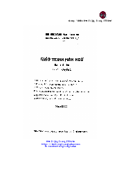 Giáo trình hán ngữ 2 Tiếng việt  - Ngôn ngữ Trung | Đại học công nghệ Sài Gòn