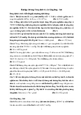 Bài tập chương: Dung dịch và cân bằng lỏng - hơi | Bài tập môn Hóa lý | Đại học Bách khoa hà nội