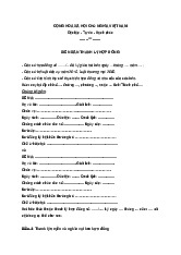 Mẫu Biên bản thanh lý hợp đồng cập nhật mới nhất năm 2024