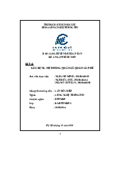 Xây dụng hệ thống Quản lý quán cà phê - Báo cáo chuyên đề học phần đồ án .net | Trường đại học Điện Lực