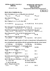 Đề giữa học kì 1 Toán 6 năm 2024 – 2025 phòng GD&ĐT Hiệp Hòa – Bắc Giang