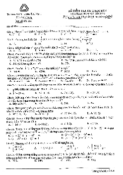 Đề kiểm tra giữa HK1 Toán 11 năm 2018 – 2019 trường THPT Lương Thế Vinh – Hà Nội