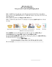 Đề thi học kỳ 2 môn Công nghệ lớp 6 năm học 2024 - 2025 - Đề số 2 | Bộ sách Chân trời sáng tạo