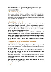 Địa chỉ liên lạc là gì? Cách ghi địa chỉ liên lạc chính xác nhất