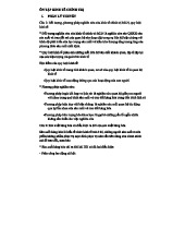 ÔN TẬP KINH TẾ CHÍNH TRỊ - Câu hỏi & đáp án cơ bản - KTCT - Thầy Cử