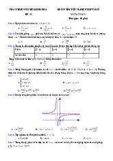 Đề thi thử tốt nghiệp THPT 2025 môn Toán bám sát đề minh họa - Đề 35