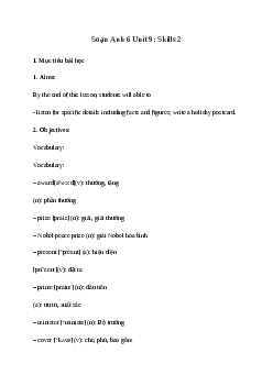 Giải Tiếng Anh 6 Unit 9: Skills 2 | Global Success