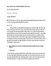Đề số 5. Phân tích yêu cầu của nguyên tắc tuân theo pháp luật trong hoạt động ban hành văn bản áp dụng quy phạm pháp luật hành chính môn Luật hành chính | Trường đại học Mở Hà Nội