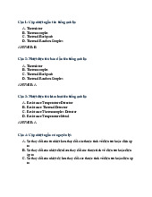 Đề cương môn kỹ thuật đo lường- Trường Đại học bách khoa - Đại học đà nẵng.