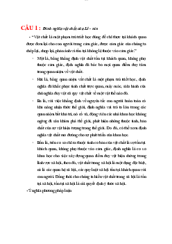 Đề cương tự luận môn Triết học MácLenin | AJC