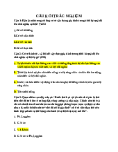 Câu hỏi trắc nghiệm có đáp án | Kinh tế chính trị | Trường Đại học Công nghiệp TP.HCM