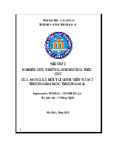 Nghiên cứu Ảnh hưởng Tiêu cực của MXH tới Sinh viên Năm 2 | Bài thảo luận Phương pháp nghiên cứu khoa học