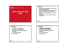 Bài 9 lập trình tổng quát | Bài giảng lập trình hướng đối tượng