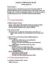 Chương 3: international trade môn Thương mại quốc tế | Đại học Thái Nguyên