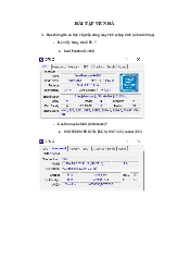 Đọc thông tin cơ bản về phần cứng máy tính - bài tập về  nhà | Học viện Phụ nữ Việt Nam